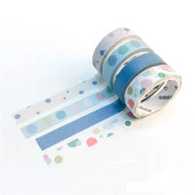 Stationery Office Supply Colorful Dots Masking Tapes Bullet Journal Notebook Stickers Kids DIY Decorative Diary Scrapbooking 2024 - buy cheap