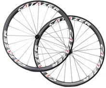 Road Bike 38mm Carbon Clincher Wheels Tubeless Ready  Lightweight 700C Basalt Brake Surface 2:1 Anti  Bite Hub 2024 - buy cheap