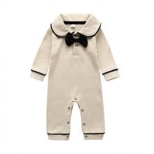 Baby Girl Clothes baby rompers Long-sleeved Bow-knot Baby Girl Fall Clothes Newborn Baby Romper Overalls for Children 2024 - buy cheap