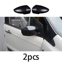 2Pcs Rear View Mirror Exterior Cover Side Mirror Covers for Ford Escape Kuga 2013-2019 Carbon Fiber ABS 2024 - buy cheap