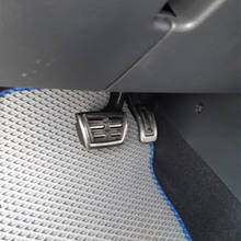 Car Pedal Cover Clutch Brake Footrest Cover Pedal For Volkswagen VW Tiguan L Allspace T-Roc T-Cruz Troc Tcross 2024 - buy cheap
