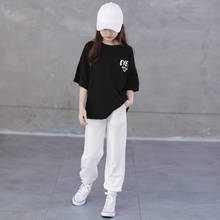 6 To 16 Years, Girls Cotton Pants 2021 New Spring Summer Fashion Kids Sports Pants Soft Mid Elastic Waist Teen Clothes,#6096 2024 - buy cheap