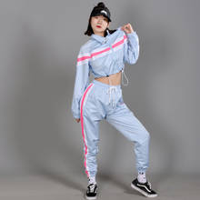 New Hip Hop Dance Costumes Women Jazz Performance Clothing Adults Street Dancing Wear Ladies Modern Dancer Stage Outfit DN5374 2024 - buy cheap