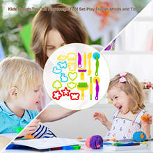 Molde de plastilina para niños, Kit de herramientas de plástico para modelado de arcilla, juego de cortadores, juguete para regalo, DIY 2024 - compra barato
