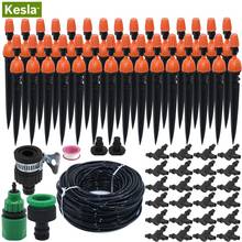 KESLA 25M DIY Micro Drip Irrigation Watering Kits System with 4/7 Adjustable Drippers Automatic Controller for Garden Greenhouse 2024 - buy cheap