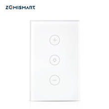 Zemismart-regulador de intensidad con Interruptor táctil para el hogar, dispositivo de Control más brillante, compatible con Alexa, Google Home, US 2024 - compra barato