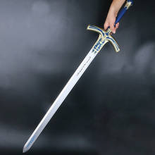 Fate/stay Night нож для оружия из искусственной кожи реквизит для косплея меч в каменном Saber Alter Cos аниме Катана Espada Pu Игрушка для подростков 2024 - купить недорого