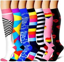 24 Styles Unisex Socks Crossfit Compression Stockings Medical Pressure Socks For Varicose Vein Leg Stretch Pressure Circulation 2024 - buy cheap