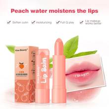 Kiss Beauty Peach Lip Balm Color Moisturizer Balm Lipstick Long-Lasting Nourishment Natural Lips Care Anti-chapped Vivid TSLM1 2024 - buy cheap