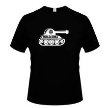 Мужские футболки, высокое качество, модная забавная футболка world of tanks, мужские хлопковые топы, футболки, летняя модная одежда 2024 - купить недорого
