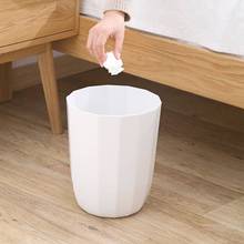 Cubo de basura de plástico para el hogar, papelera de escritorio, Cubo de polvo para baño, cocina, cesta de papel pequeña, 1 ud. 2024 - compra barato