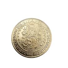 Coleção de moeda dourada, lembrança para decoração de casa, king e descanso 2024 - compre barato
