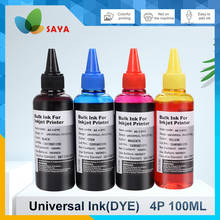 Universal Refill Ink Epson Canon HP Brother all other Inkjet Printer CISS Cartridge Printer Ink BYCM 4colors 100ml/bottle 2024 - buy cheap
