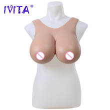 IVITA Artificial Silicone Breasts Fake Boobs Realistic Silicone Boobs Crossdressing for Crossdresser Drag Queen Shemale Cosplay 2024 - buy cheap
