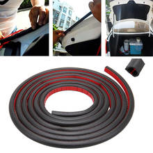 Car Door Seal Black 3.1M/10.5FT D-Shaped Universal Truck Car Sound Insulation Seal Sealing Weather Strip Rubber Tape Anti-Noise 2024 - buy cheap