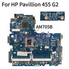 KoCoQin ZPL45/55 LA-B191P placa base para portátil HP pabellón 445, 455 G2 AM705B placa base DDR3 2024 - compra barato