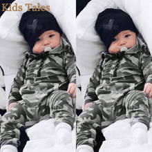 Fashion Infant Jumpsuit camouflage Newborn Baby Girls Boys Rompers Jumpsuit Playsuit hoodie Outfit Little Kids Clothes 1Piece 2024 - buy cheap