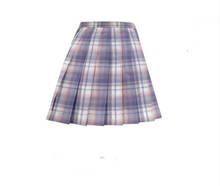 Falda plisada de verano japonesa, faldas a cuadros de cintura alta para estudiantes de escuela JK, ropa de uniforme D012 2024 - compra barato