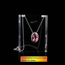 Суперакриловый прозрачный стеллаж для ожерелья толщиной 1,5 см 2024 - купить недорого