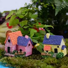 Сказочный Сад, миниатюра Домик из полимерной глины вилла микро бонсай для пейзажа орнамент Декор 2024 - купить недорого