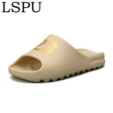 Unisex Fish Mouth Yzy Men Slides Slip On Breathable Water Beach Sandals Flip Flops Lightweight Summer Men Slippers Size 35-45 2024 - buy cheap