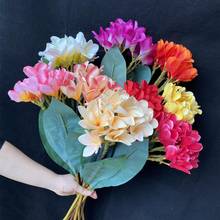 5pcs Silk Frangipani 31" Simulation Plumeria rubra for Home Wedding Centerpieces Decorative Artificial Flowers 2024 - buy cheap