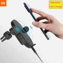 original Xiaomi Mi 10W Max Wireless Charger Car Mount for iPhone for Samsung xiaomi Fast Charging Car Phone Holder power charger 2024 - buy cheap
