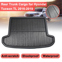 For Hyundai Tucson TL 2015 2016 2017 2018 2019 Car Tray Boot Liner Cargo Rear Trunk Cover Matt Mat Boot Liner Floor Carpet Mud 2024 - buy cheap