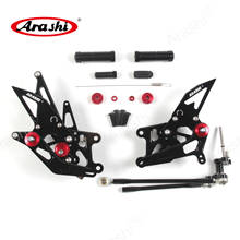 CNC Adjustable Footrest For HONDA CBR600RR / ABS 2009 - 2021 CBR 600 RR 600RR Rearset Aluminmum CBR600 Pedal Foot Rest Pegs 2024 - buy cheap