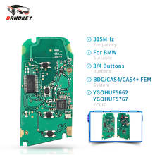 Dandkey 5pcs Car Circuit Board Remote Key 315MHz YGOHUF5662, 433MHz YGOHUF5767, 868MHz YGOHUF5661 For BMW F Series CAS4+/ FEM 2024 - buy cheap