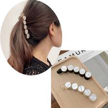 2021 Korean Style Vintage Geometric Acetate Acrylic Hairpin Sweet Long Barrette Hair Accessories For Women Girls Hair Grips 2024 - buy cheap