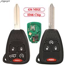 Jingyuqin Remote Control Car Key 434MHZ ID46 PCF7941 For Chrysler 300 Aspen Cherokee Grand Jeep Dual Booting 3/5 Buttons 2024 - buy cheap