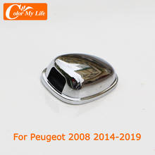Color My Life-cubierta de protección de boquilla de limpiaparabrisas cromada ABS para Peugeot 2008, 2014-2019, pegatina embellecedora de limpiaparabrisas de agua 2024 - compra barato