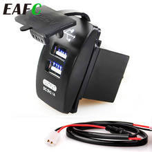 12-24V Dual USB Car Charger 5V 3.1A Universal Auto Charger for Car Motorcycle Electric Car ATV Boat 2024 - buy cheap