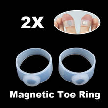 2pcs Magnetic Slimming Toe Rings Body Lose Weight Burn Fat Silicone Foot Massage Slimming Products Health Care 2024 - buy cheap