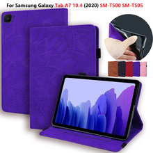 Capa 3d flor para samsung galaxy tab a7, capa 2020 com relevo para tablet galaxy tab a7 a 7 2024 - compre barato