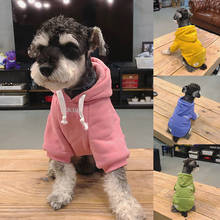 Dog Hoodie Sweatshirt Pomeranian Schnauzer Pug Clothing French Bulldog Dog Clothes Winter Frenchie Dog Coat Outfit Pet Apparel 2024 - buy cheap