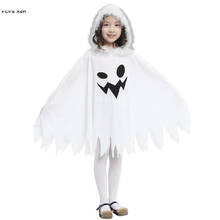 Girls White Ghost Cosplay Kids Children Halloween Snow monsters Costumes Carnival Purim Parade Masquerade Role Play Party dress 2024 - buy cheap