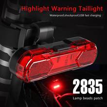 Bike Bicycle Light LED Taillight Rear Tail Waterproof Light USB Rechargeable Portable Mountain Bike Cycling Safety Warning Light 2024 - buy cheap