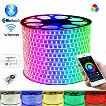 220V 110V WIFI 5050 LED Strip Light RGB 24key Wifi Remote Control 60LEDs/m Flexible Led Ribbon Waterproof EU US UK AU Kit 2024 - buy cheap