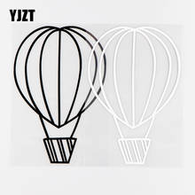 YJZT 11.2X16.5CM Funny Car Sticker Beautiful Hot Air Balloon Car Window Decor Vinyl Decals Black / Silver 10A-0235 2024 - buy cheap