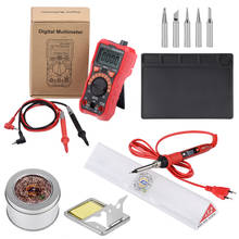 Qhtitec-kit de soldagem jcd com multímetro digital, equipamento para retrabalho doméstico com temperatura ajustável, 220v 2024 - compre barato