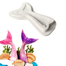 Fish Tail Silicone Mold Fondant Cake Decorating Tools Sugarcraft Candy Clay Mold Cookie Cupcake Chocolate Baking Mold 2024 - buy cheap