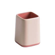 Desktop Dichromatic Pencil Holder Pen Makeup Brush Pot Storage Box Multifunction M17F 2024 - buy cheap