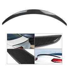 Carbon Fiber ABS Car Tail Trunk Wing Spoilers Lip For Mercedes-Benz C-Class Coupe C205 C180 C300 2016 2017 2018 2019 2020 2021 2024 - buy cheap