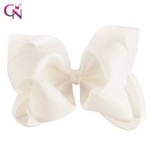 CN 1PC  5" Stack Hair Bows With Clips For Kids Girls Princess Handmade Plain Ribbon Layers Bows Hairgrips Hair Accessories 2024 - buy cheap