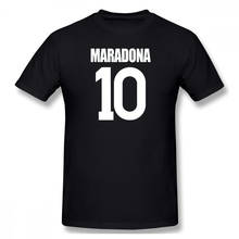Maradona 10 Maradona Funny Novelty Men's Basic Short Sleeve T-Shirt argentinean Tops Tees European Size 2024 - buy cheap