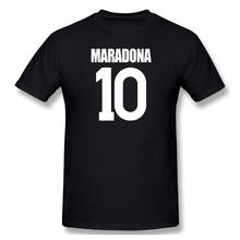 Camiseta de manga corta básicas de Maradona 10 para hombre, camisetas de Argentina, talla europea, novedad 2024 - compra barato