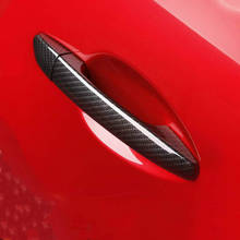 Carbon Fiber Chrome Car Door Handle Cover For 2013-2020 Mazda cx-5 2020 Mazda3 Axela 2017-2020 for Mazda cx-3 Car Styling 2024 - buy cheap