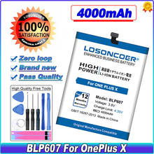 LOSONCOER 4000mAh BLP607 Battery For One Plus X Oneplus X High Capacity Smart Phone Battery~In Stock Gift Disassembly Tool 2024 - buy cheap